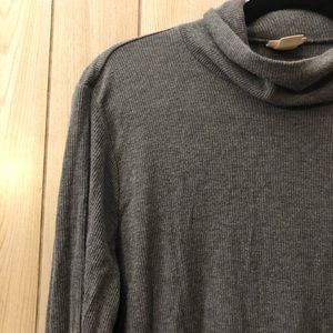 Long Sleeve Mossimo Sweater Gray Turtleneck